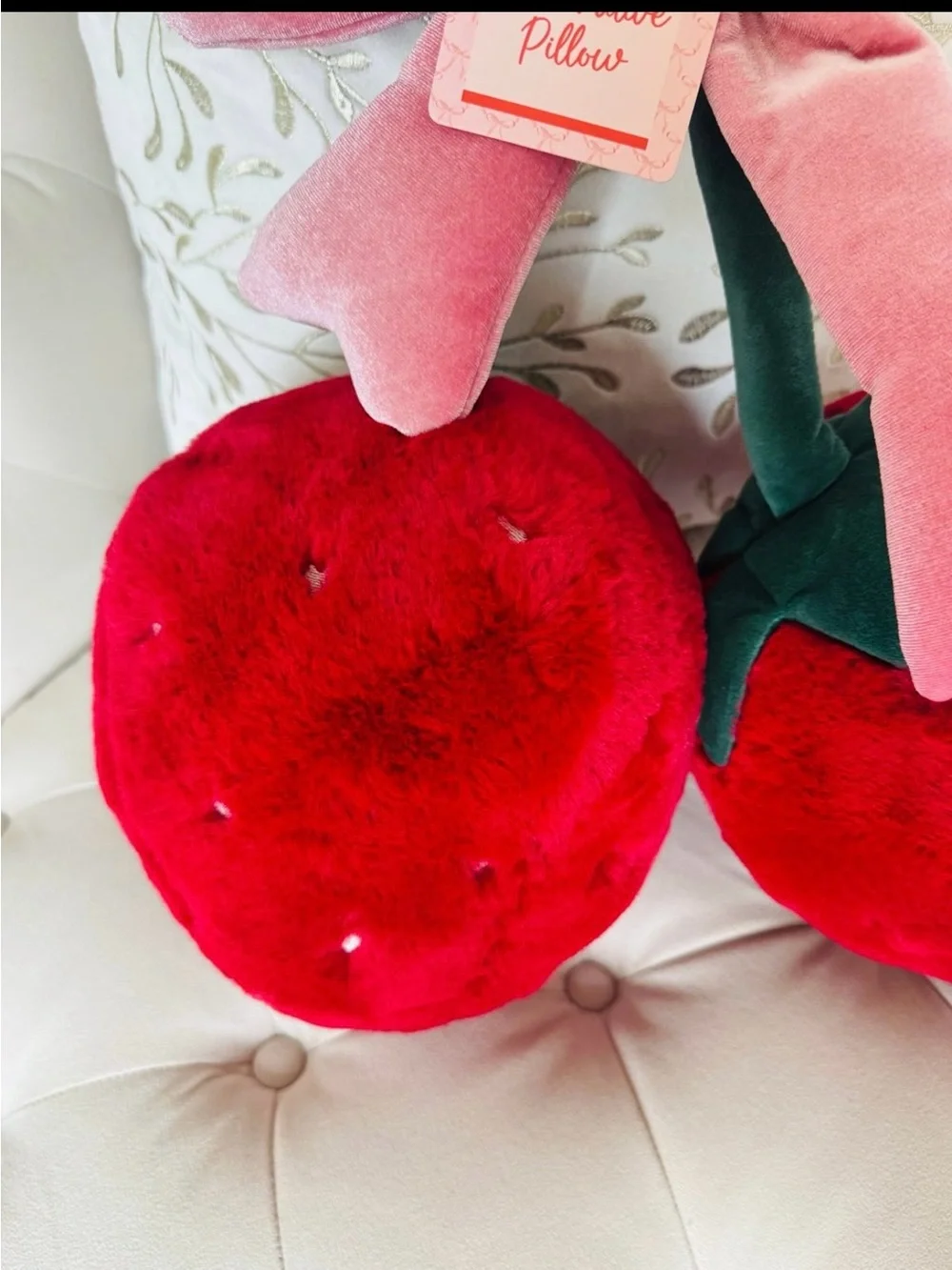 N/A plush strawberry